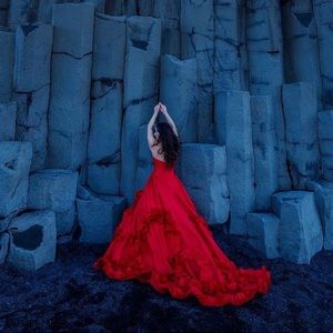 Red Sherri Hill dress